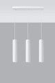 Lampa wisząca LAGOS 3L biały GU10 3x40W IP20 SL.0325 SOLLUX