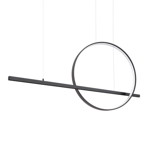 Lampa wisząca GLAD czarna LED 3000K TH.494 THORO