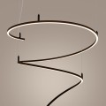 Żyrandol BJORN czarny LED 3000K TH.497 THORO