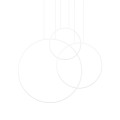 Lampa wisząca RIO 3 55/78/110 biała LED 3000K TH.538 THORO