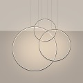 Lampa wisząca RIO 3 55/78/110 czarna LED 3000K TH.540 THORO