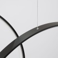 Lampa wisząca RIO 3 55/78/110 czarna LED 3000K TH.540 THORO