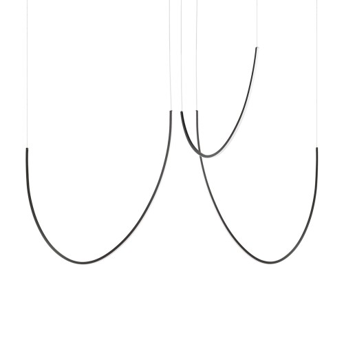 Żyrandol ALVAR 3 czarny LED 3000K TH.547 THORO