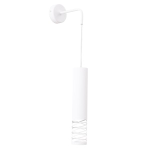 Kinkiet zwisający LAMI z tubalnym podłużnym kloszem na GU10 do salonu SL.1690 Sollux