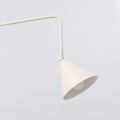 Kinkiet NOX minimalistyczna lampa ścienna w stylu skandynawskim, beżowa z włącznikiem SL.1699 Sollux