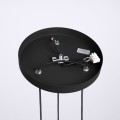 Lampa wisząca HALO 3P czarna, 3xG9, elegancka do salonu i kuchni SL.1715 Sollux