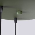 Lampa wisząca HALO 3P zielona oliwka nowoczesny design z ryflowanym korpusem SL.1725 Sollux