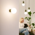 Lampa wisząca HALO 3P zielona oliwka nowoczesny design z ryflowanym korpusem SL.1725 Sollux