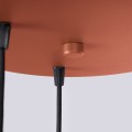Lampa wisząca HALO 3P elegancka, 3xG9, 8W, idealna do salonu i jadalni, okrągła czerwona rozeta SL.1730 Sollux