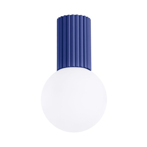 Designerska lampa sufitowa HALO w kolorze ultramaryna do łazienki IP44 SL.1738 Sollux