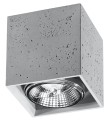 Spot VALDE 140 beton  GU10 1x40W IP20 SL.0646 SOLLUX