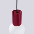 Elegancka lampa wisząca HALO 1 burgund, nowoczesny styl do salonu i kuchni SL.1749 Sollux