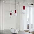 Lampa wisząca HALO 3P burgund – połączenie funkcjonalności i estetyki  SL.1750 Sollux
