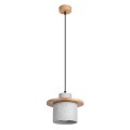 Lampa wisząca MAB z betonowym industrialnym kloszem, gwint E27 do salonu SL.1363 Sollux