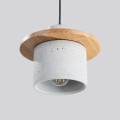 Lampa wisząca MAB z betonowym industrialnym kloszem, gwint E27 do salonu SL.1363 Sollux