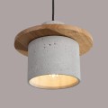 Lampa wisząca MAB z betonowym industrialnym kloszem, gwint E27 do salonu SL.1363 Sollux