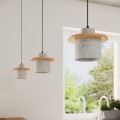 Lampa wisząca MAB z betonowym industrialnym kloszem, gwint E27 do salonu SL.1363 Sollux