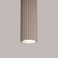 Lampa wisząca KARBON 1 taupe nowoczesna lampa wisząca z wyraźną fakturą do jadali SL.1759 Sollux