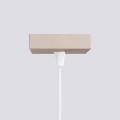 Lampa wisząca KARBON 1 taupe nowoczesna lampa wisząca z wyraźną fakturą do jadali SL.1759 Sollux