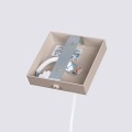 Lampa wisząca KARBON 1 taupe nowoczesna lampa wisząca z wyraźną fakturą do jadali SL.1759 Sollux