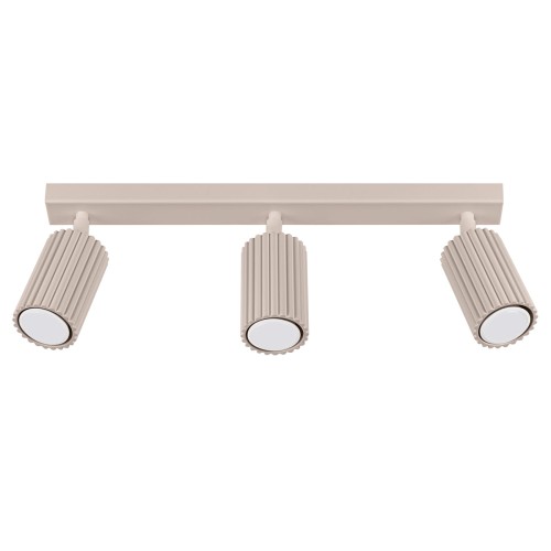 Listwa sufitowa KARBON 3L do przedpokoju z regulowanymi reflektorkami na GU10 SL.1764 Sollux