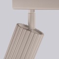 Podłużna lampa sufitowa KARBON taupe, z ryflowanymi reflektorkami 4xGU10 SL.1765 Sollux