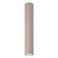 Wysoka tuba natynkowa KARBON 40cm taupe do salonu SL.1772 Sollux