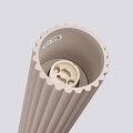 Wysoka tuba natynkowa KARBON 40cm taupe do salonu SL.1772 Sollux