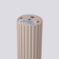 Wysoka tuba natynkowa KARBON 40cm taupe do salonu SL.1772 Sollux