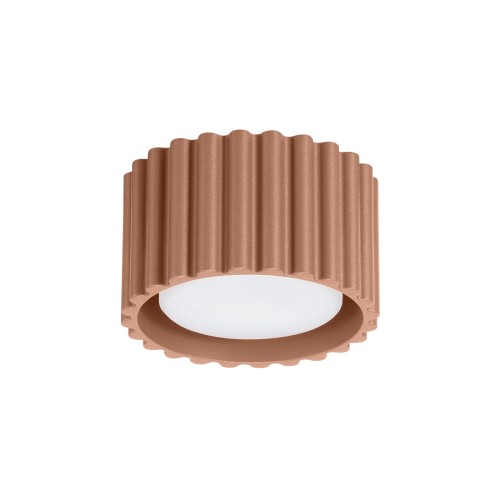 Nowoczesny plafon AURA 1 mocca GX53 – elegancka lampa sufitowa, polska jakość SL.1807 Sollux