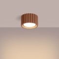 Nowoczesny plafon AURA 1 mocca GX53 – elegancka lampa sufitowa, polska jakość SL.1807 Sollux
