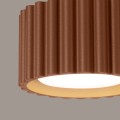 Nowoczesny plafon AURA 1 mocca GX53 – elegancka lampa sufitowa, polska jakość SL.1807 Sollux