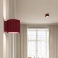 Minimalistyczna lampa sufitowa AURA burgund z praktycznym gwintem na GX53 SL.1822 Sollux