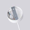 Żyrandol lampa wisząca HALO 6 szklanych mlecznych kloszy do sypialni SL.1829 Sollux