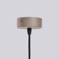 Designerska lampa wisząca żyrandol HALO taupe z 6 szklanymi kulami kloszami SL.1836 Sollux