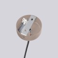 Designerska lampa wisząca żyrandol HALO taupe z 6 szklanymi kulami kloszami SL.1836 Sollux