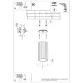 Plafon IVAR czarny LED 4000K TH.619 THORO