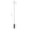 Lampa wisząca IVAR 1 burgund LED 4000K TH.648 THORO