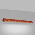 Lampa wisząca BISCUIT ochra czerwona LED 4000K TH.655 THORO