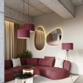 Lampa wisząca NEVIA burgund SL.1852 Sollux