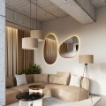 Lampa podłogowa NEVIA taupe SL.1853 Sollux