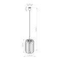 Lampa wisząca MULA 27 beżowa SL.1857 Sollux