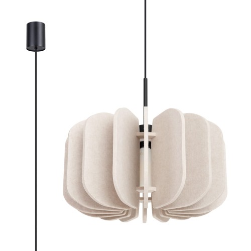 Lampa wisząca MULA 45 beżowa SL.1860 Sollux