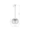 Lampa wisząca MULA 45 beżowa SL.1860 Sollux