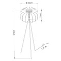 Lampa podłogowa MULA 45 beżowa SL.1863 Sollux