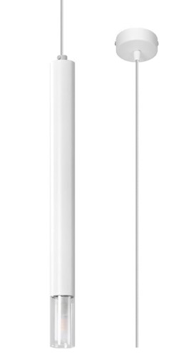 Lampa wisząca WEZYR 1 biała G9 1x40W IP20 SL.0957 SOLLUX