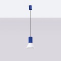 Lampa wisząca ESTRIA 1 biała/ultramaryna SL.1874 Sollux
