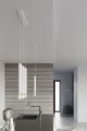 Lampa wisząca WEZYR 1 biała G9 1x40W IP20 SL.0957 SOLLUX