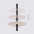 Lampa wisząca FELTRO 1 czarna/beżowa SL.1879 Sollux