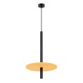 Lampa wisząca FELTRO 1 czarna/żółta SL.1880 Sollux